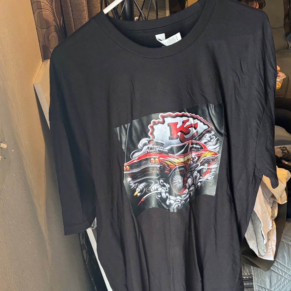 Black Kansas City Chiefs Graphic T-Shirt